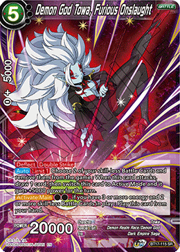 Demon God Towa, Furious Onslaught (BT17-115) [Ultimate Squad] | Nerdhalla Games