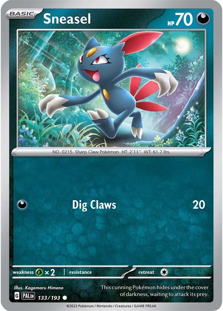 Sneasel (133/193) [Scarlet & Violet: Paldea Evolved] | Nerdhalla Games