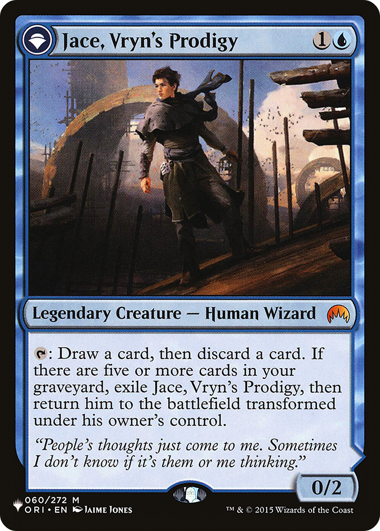 Jace, Vryn's Prodigy // Jace, Telepath Unbound [Secret Lair: From Cute to Brute] | Nerdhalla Games