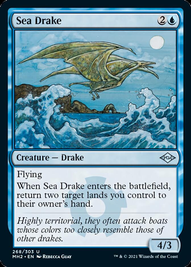 Sea Drake (Foil Etched) [Modern Horizons 2] | Nerdhalla Games