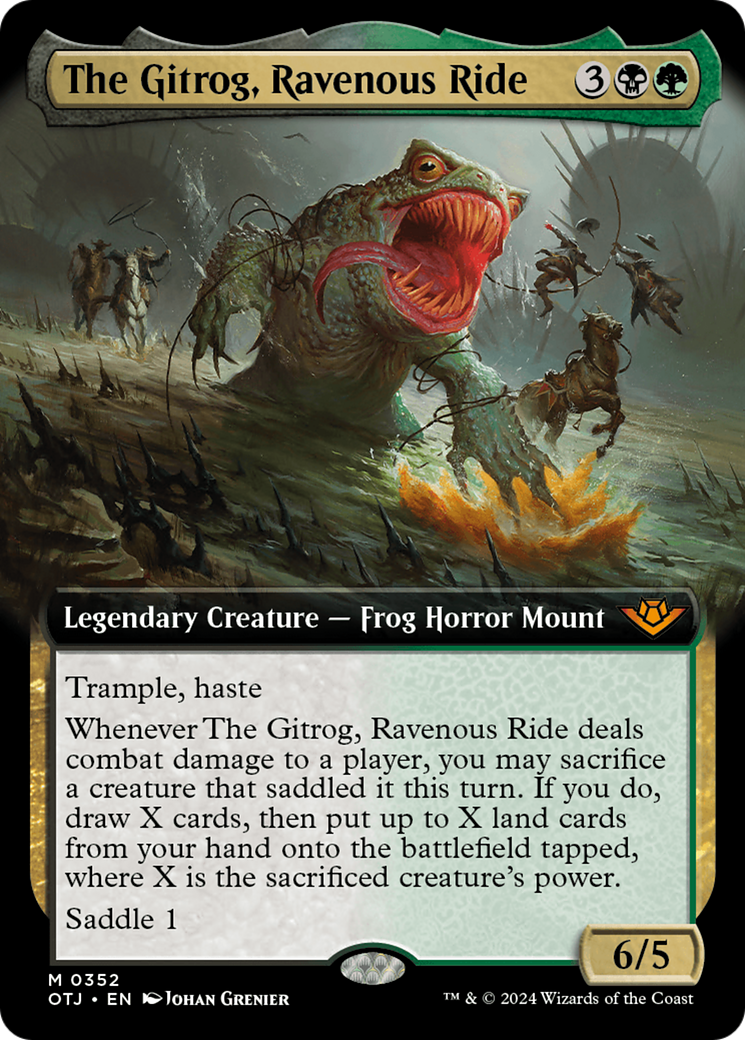 The Gitrog, Ravenous Ride (Extended Art) [Outlaws of Thunder Junction] | Nerdhalla Games