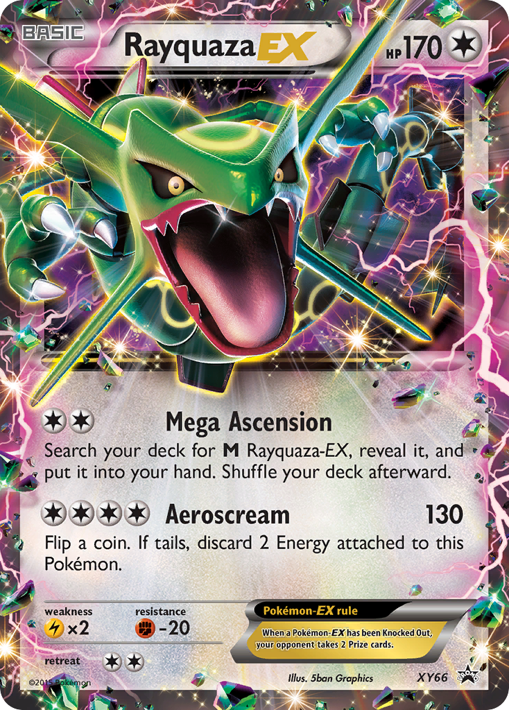 Rayquaza EX (XY66) [XY: Black Star Promos] | Nerdhalla Games