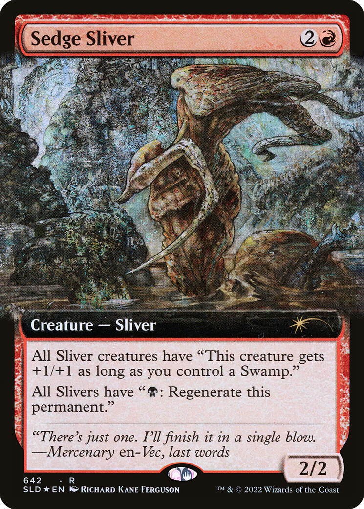 Sedge Sliver (Extended Art) [Secret Lair Drop Promos] | Nerdhalla Games