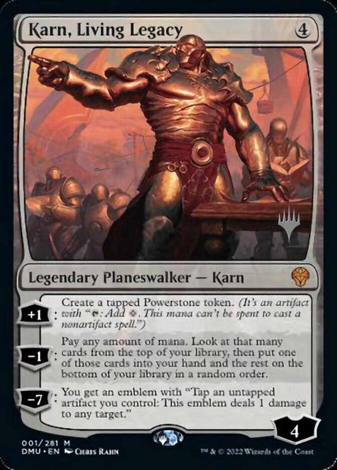 Karn, Living Legacy (Promo Pack) [Dominaria United Promos] | Nerdhalla Games