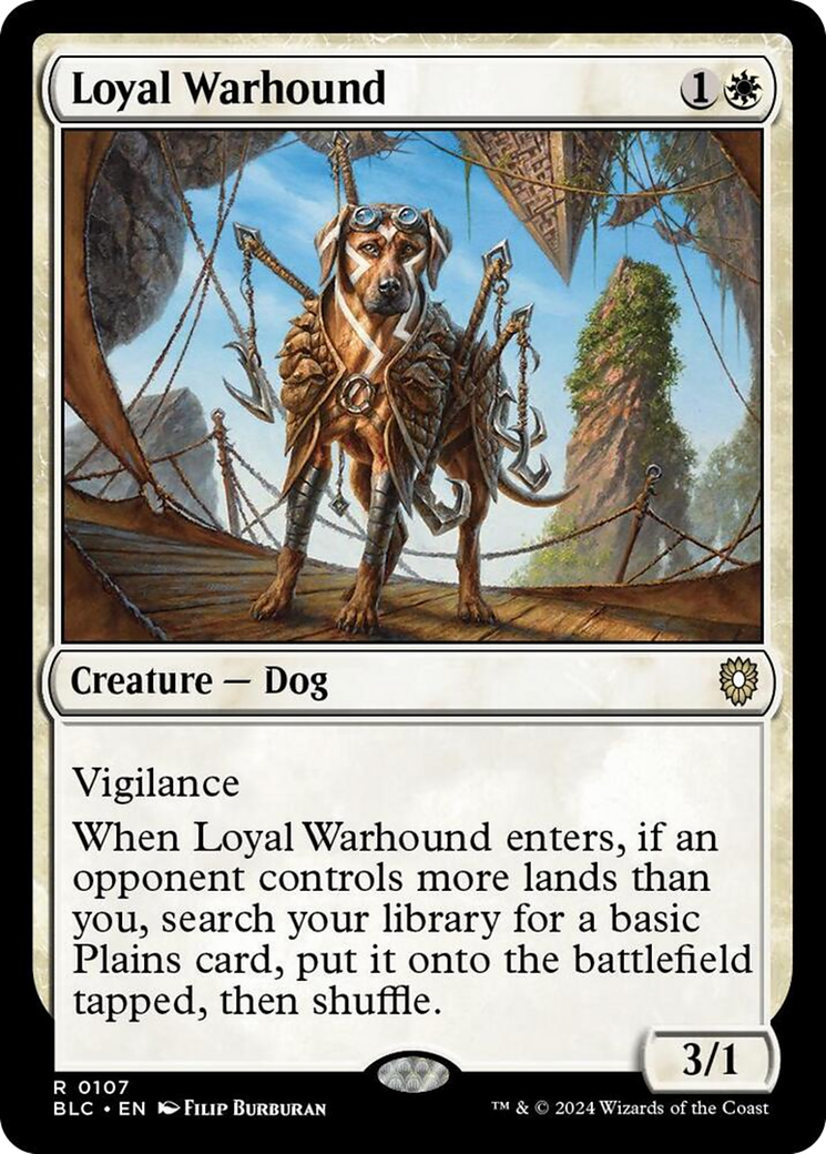 Loyal Warhound [Bloomburrow Commander] | Nerdhalla Games