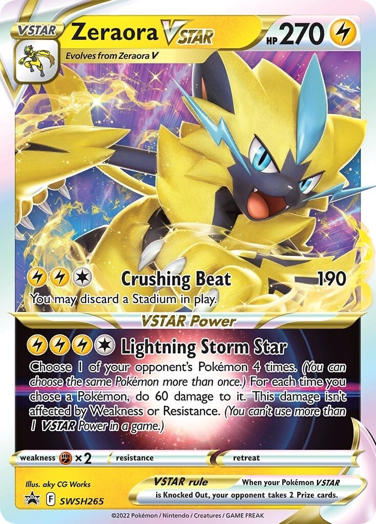 Zeraora VSTAR (SWSH265) [Sword & Shield: Black Star Promos] | Nerdhalla Games