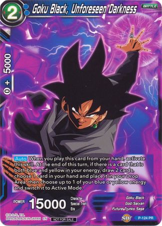 Goku Black, Unforeseen Darkness (P-124) [Promotion Cards] | Nerdhalla Games