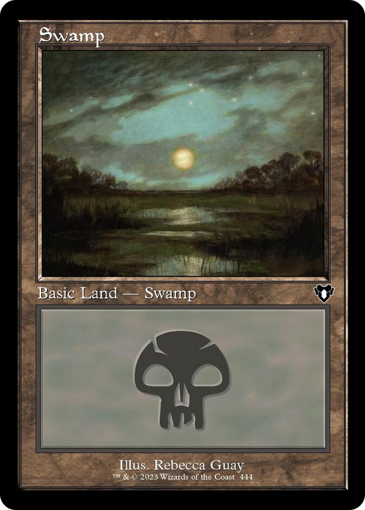 Swamp (444) (Retro) [Commander Masters] | Nerdhalla Games