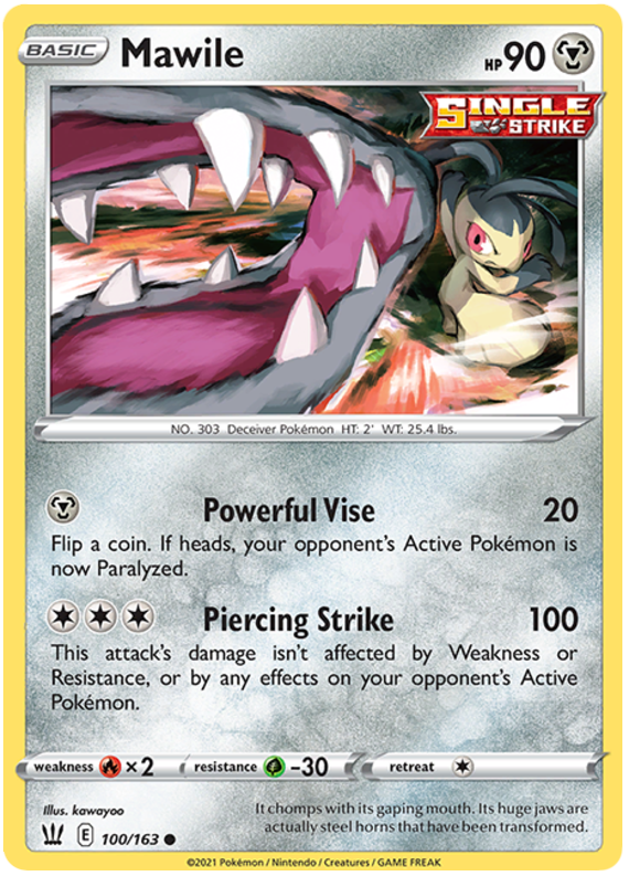 Mawile (100/163) [Sword & Shield: Battle Styles] | Nerdhalla Games