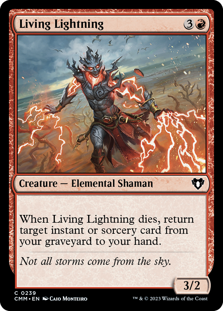 Living Lightning [Commander Masters] | Nerdhalla Games