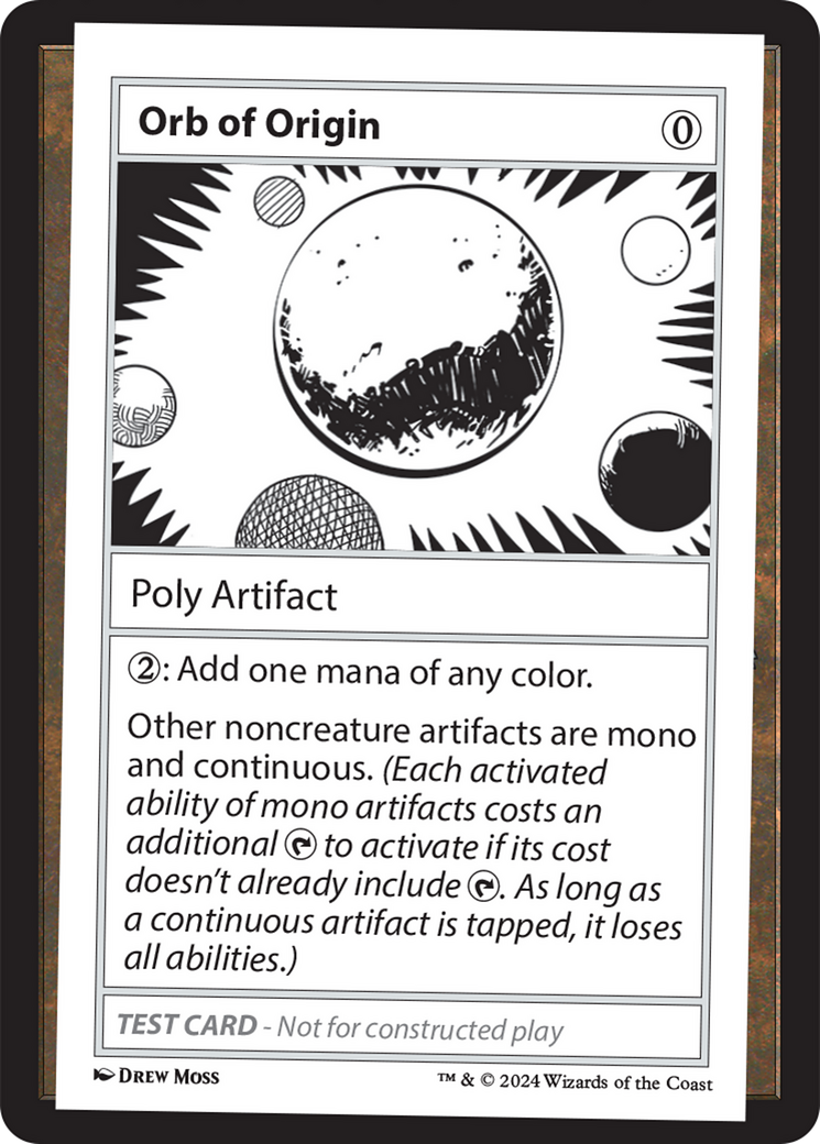 Orb of Origin [Mystery Booster 2 Playtest Cards] | Nerdhalla Games