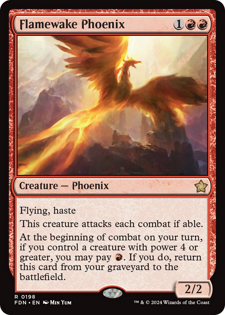 Flamewake Phoenix [Foundations] | Nerdhalla Games