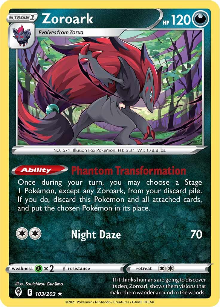 Zoroark (103/203) [Sword & Shield: Evolving Skies] | Nerdhalla Games