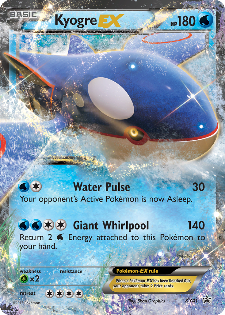 Kyogre EX (XY41) [XY: Black Star Promos] | Nerdhalla Games