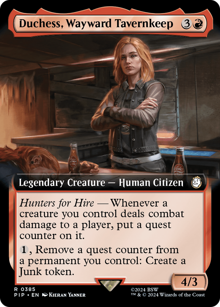 Duchess, Wayward Tavernkeep (Extended Art) [Fallout] | Nerdhalla Games