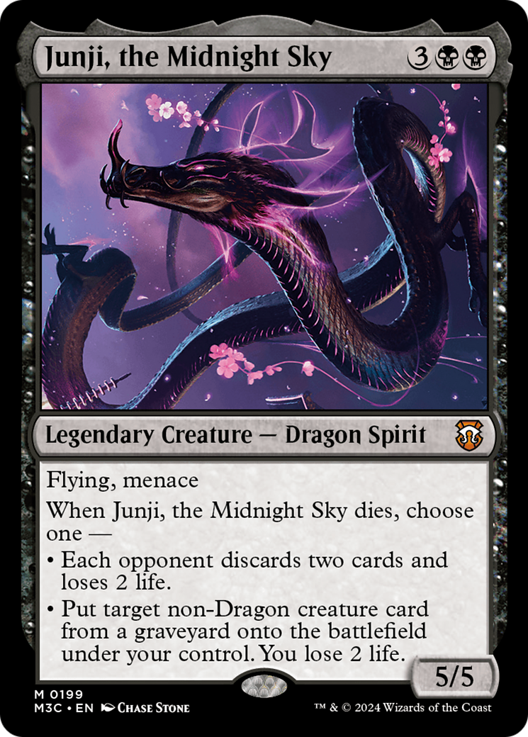 Junji, the Midnight Sky (Ripple Foil) [Modern Horizons 3 Commander] | Nerdhalla Games