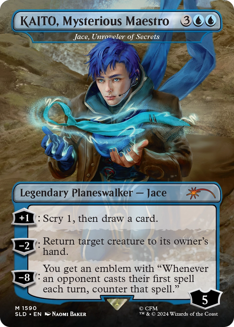 KAITO, Mysterious Maestro - Jace, Unraveler of Secrets [Secret Lair Drop Series] | Nerdhalla Games