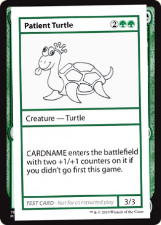 Patient Turtle (2021 Edition) [Mystery Booster Playtest Cards] | Nerdhalla Games