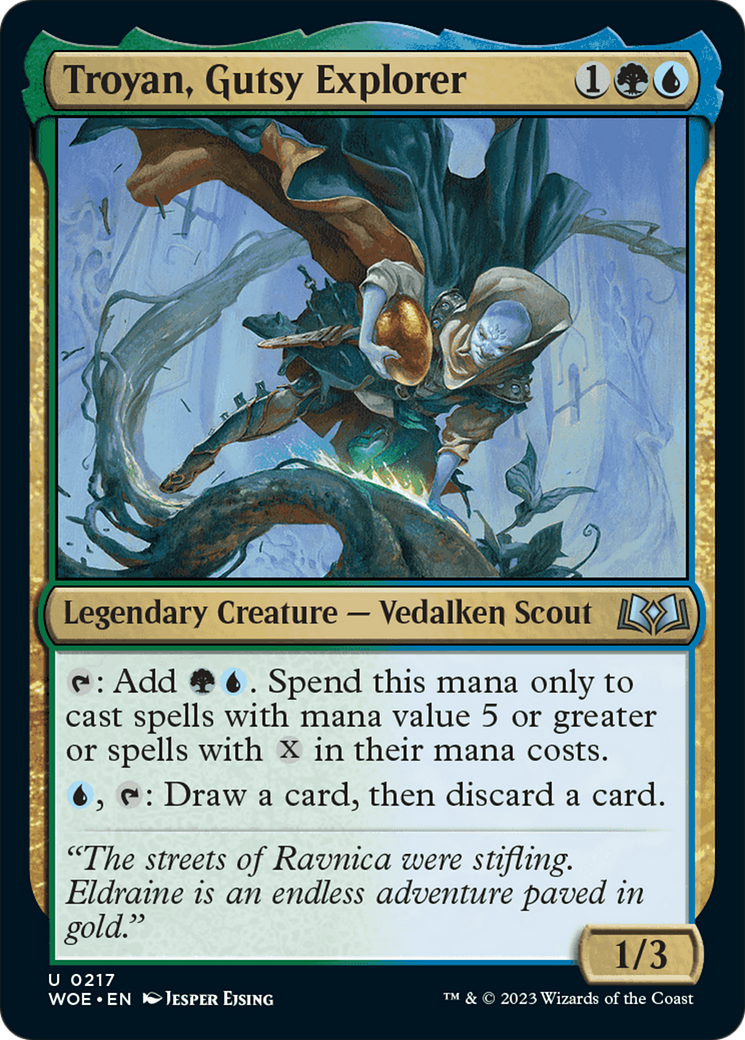 Troyan, Gutsy Explorer [Wilds of Eldraine] | Nerdhalla Games