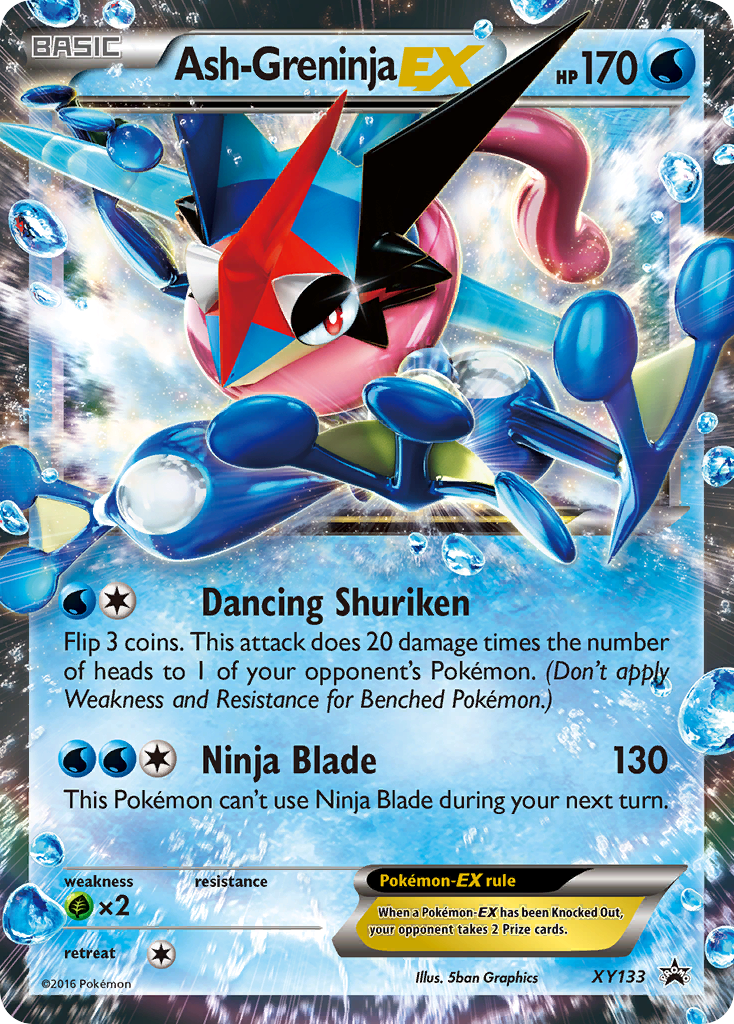 Ash-Greninja EX (XY133) [XY: Black Star Promos] | Nerdhalla Games