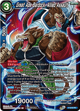 Great Ape Bardock, Allied Assault (P-318) [Tournament Promotion Cards] | Nerdhalla Games