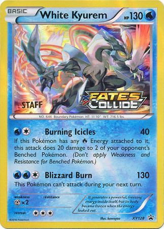 White Kyurem (XY128) (Staff) [XY: Black Star Promos] | Nerdhalla Games