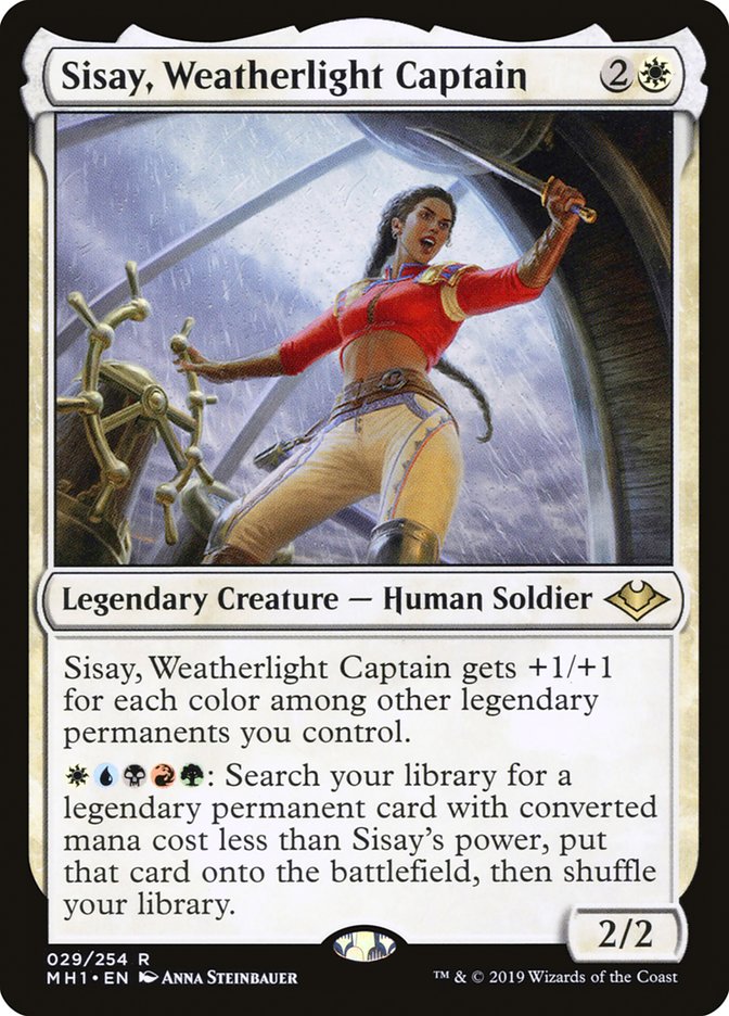 Sisay, Weatherlight Captain [Modern Horizons] | Nerdhalla Games