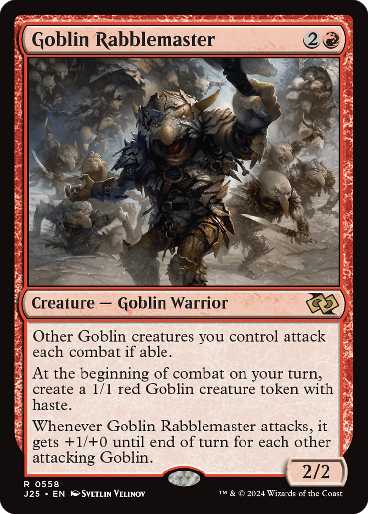 Goblin Rabblemaster [Foundations Jumpstart] | Nerdhalla Games