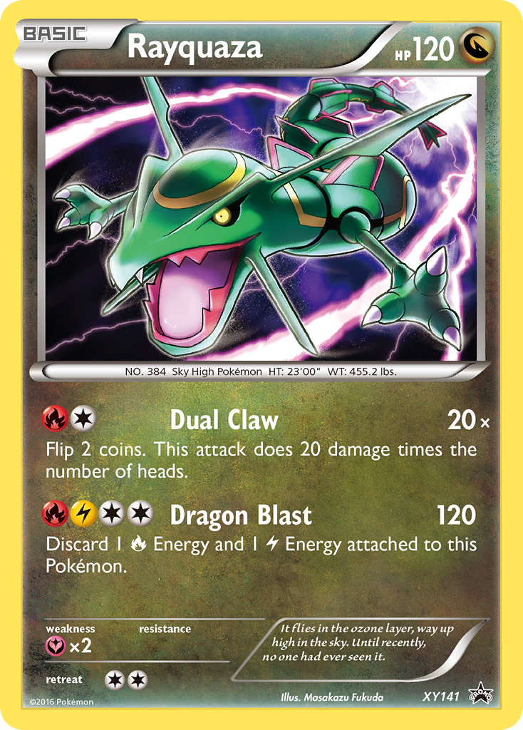 Rayquaza (XY141) [XY: Black Star Promos] | Nerdhalla Games