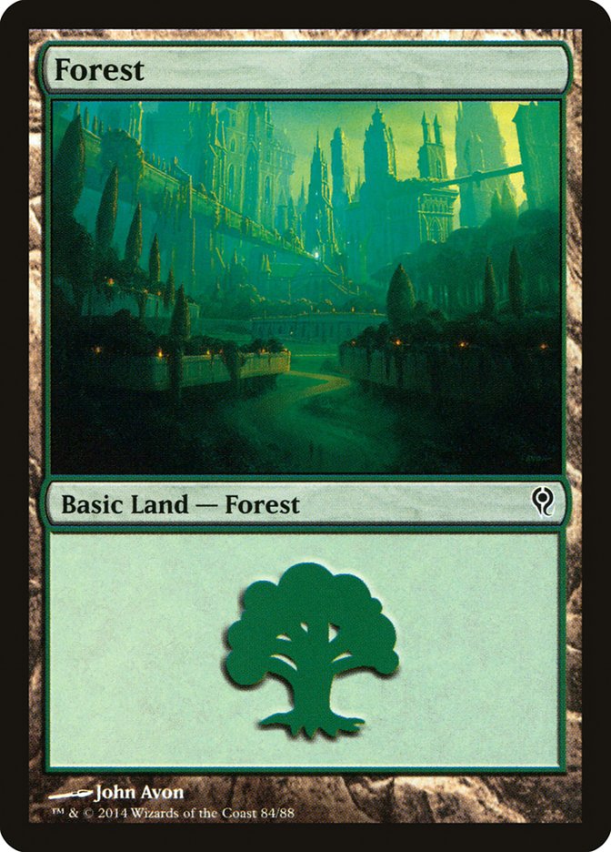 Forest (84) [Duel Decks: Jace vs. Vraska] | Nerdhalla Games