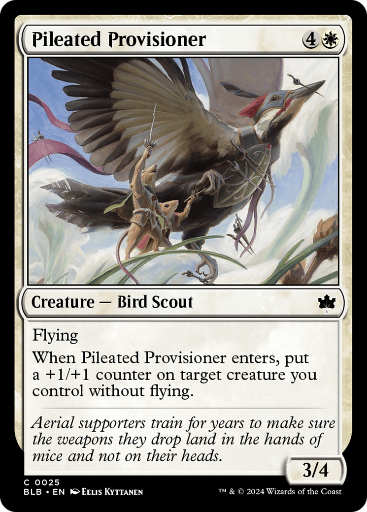 Pileated Provisioner [Bloomburrow] | Nerdhalla Games