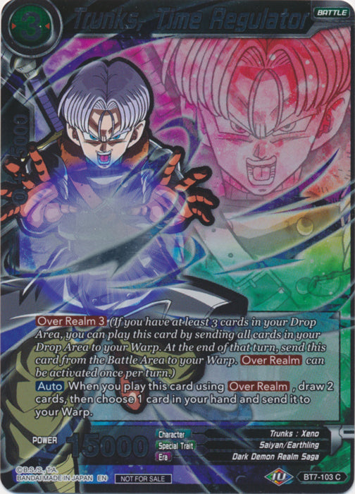 Trunks, Time Regulator (Event Pack 05) (BT7-103) [Promotion Cards] | Nerdhalla Games