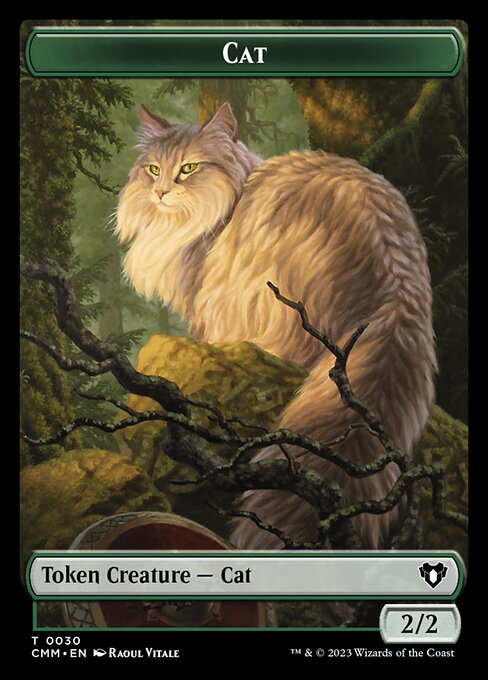 Eldrazi // Cat (0030) Double-Sided Token [Commander Masters Tokens] | Nerdhalla Games