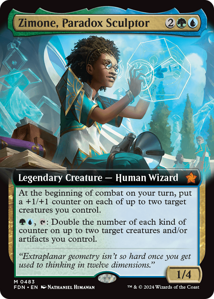 Zimone, Paradox Sculptor (Extended Art) [Foundations] | Nerdhalla Games