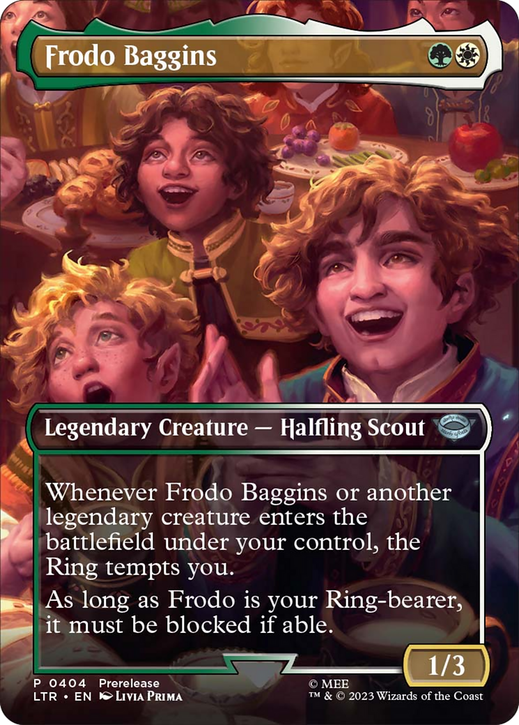 Frodo Baggins (Borderless Alternate Art) [The Lord of the Rings: Tales of Middle-Earth] | Nerdhalla Games