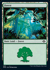 Forest (490) (Foil Etched) [Modern Horizons 2] | Nerdhalla Games