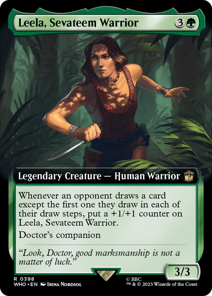 Leela, Sevateem Warrior (Extended Art) [Doctor Who] | Nerdhalla Games