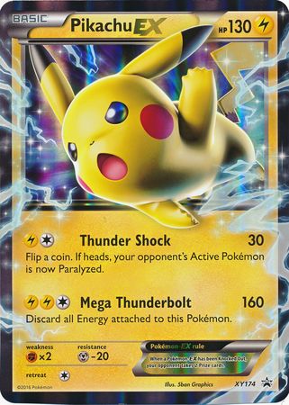 Pikachu EX (XY174) (Jumbo Card) [XY: Black Star Promos] | Nerdhalla Games