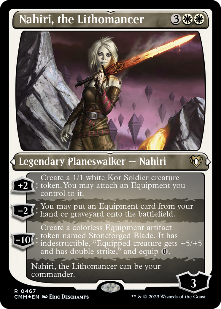 Nahiri, the Lithomancer (Foil Etched) [Commander Masters] | Nerdhalla Games