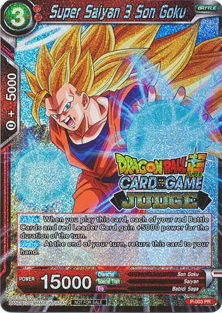 Super Saiyan 3 Son Goku (P-003) [Judge Promotion Cards] | Nerdhalla Games