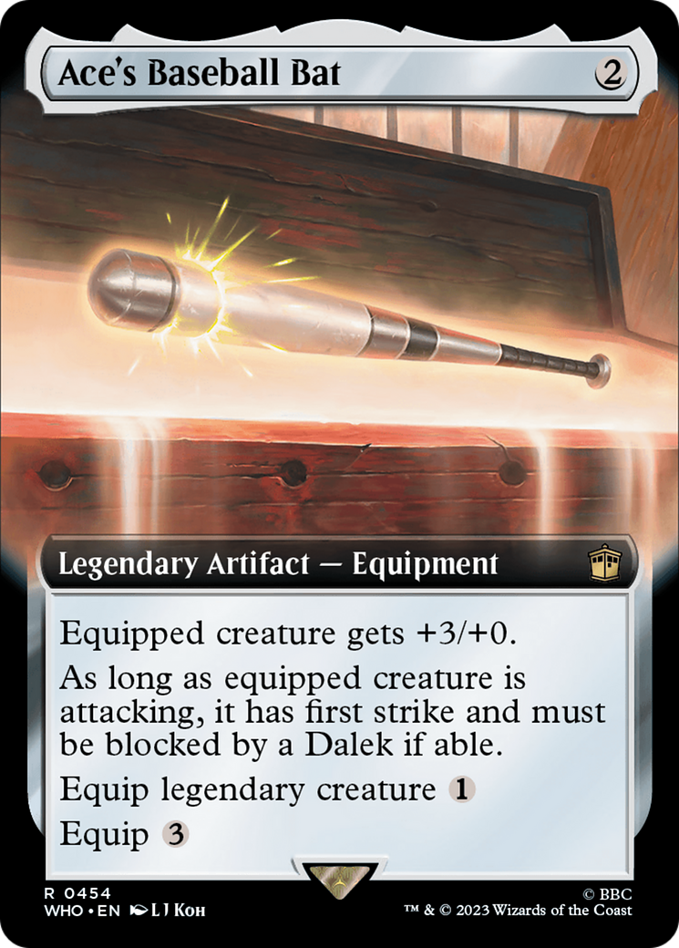 Ace's Baseball Bat (Extended Art) [Doctor Who] | Nerdhalla Games