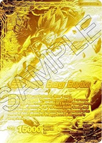 Son Goku & Vegeta // SSB Vegito, Energy Eruption (Championship Final 2019) (Gold Metal Foil) (BT7-025_PR) [Tournament Promotion Cards] | Nerdhalla Games