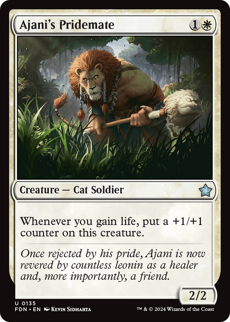 Ajani's Pridemate [Foundations] | Nerdhalla Games