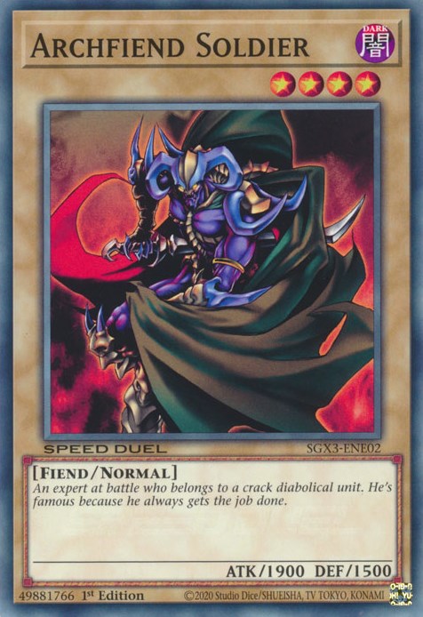 Archfiend Soldier [SGX3-ENE02] Common | Nerdhalla Games