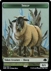 Elephant // Sheep Double-Sided Token [Dominaria Remastered Tokens] | Nerdhalla Games