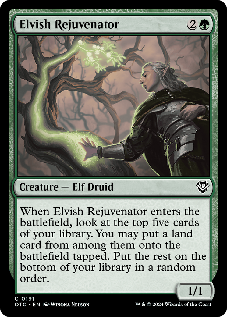 Elvish Rejuvenator [Outlaws of Thunder Junction Commander] | Nerdhalla Games