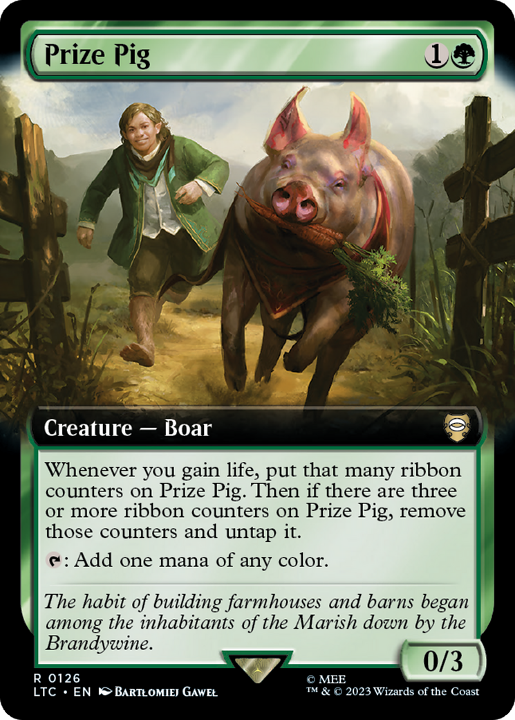 Prize Pig (Extended Art) [The Lord of the Rings: Tales of Middle-Earth Commander] | Nerdhalla Games