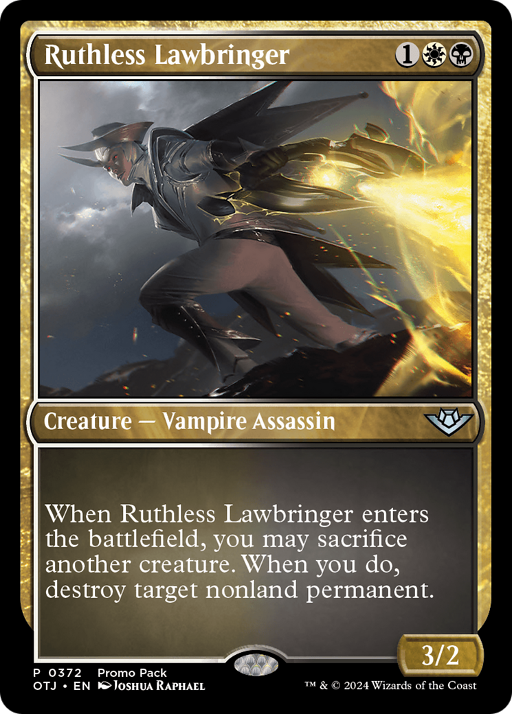 Ruthless Lawbringer (Promo Pack) [Outlaws of Thunder Junction Promos] | Nerdhalla Games