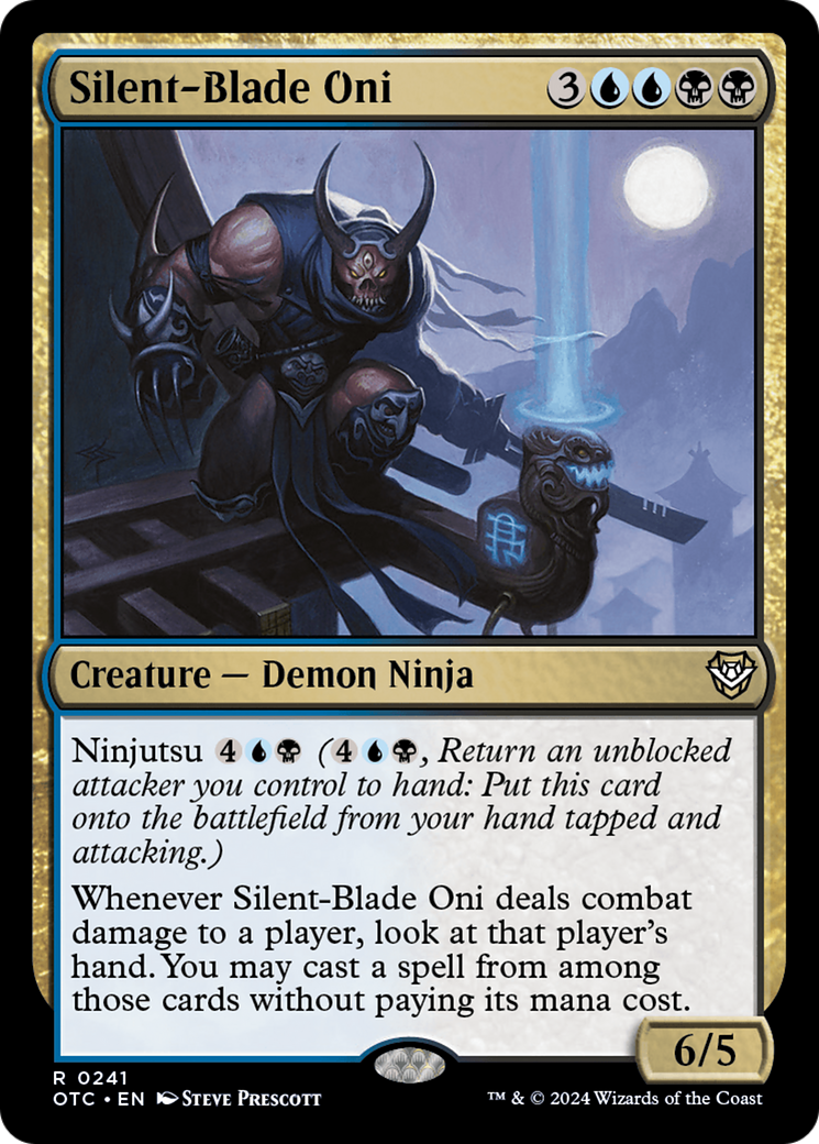 Silent-Blade Oni [Outlaws of Thunder Junction Commander] | Nerdhalla Games