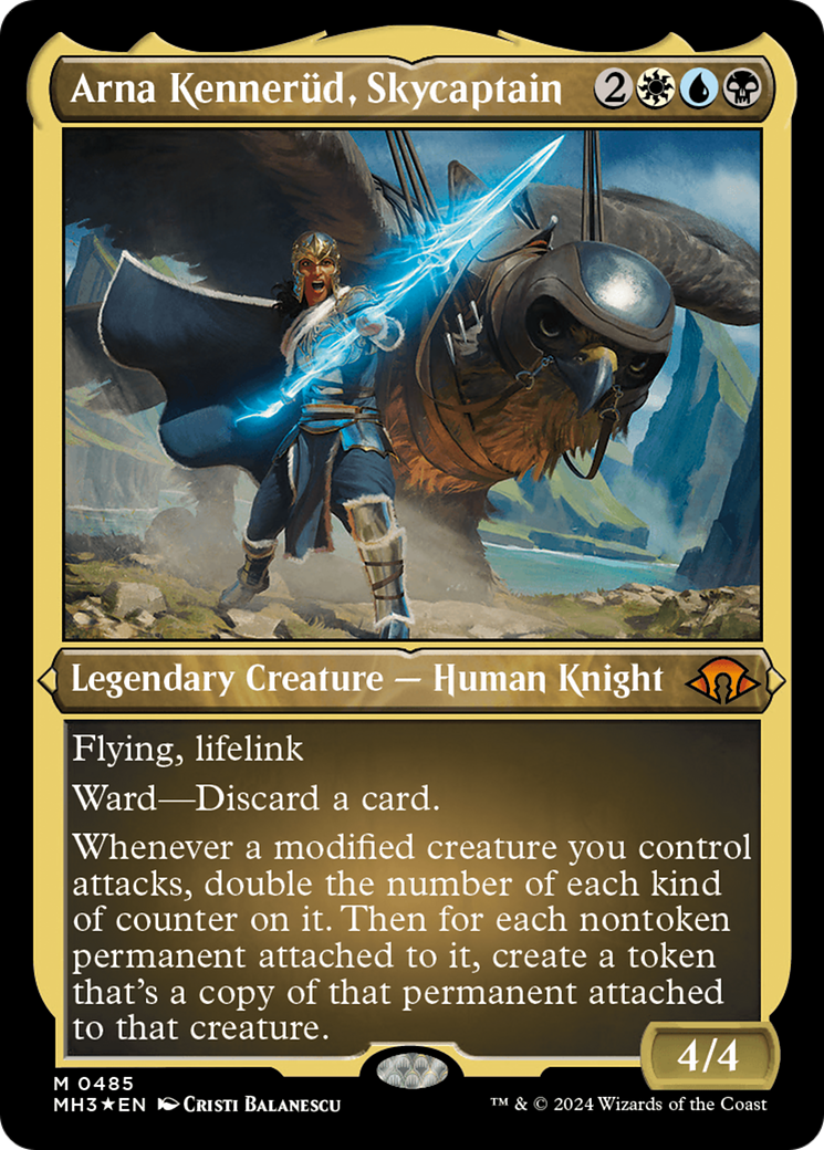 Arna Kennerud, Skycaptain (Foil Etched) [Modern Horizons 3] | Nerdhalla Games